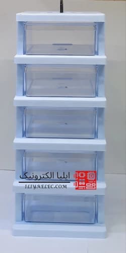 جعبه 5 کشو بزرگ 5 طبقه دسته دار E5 قناد پلاست — تصویر ۴