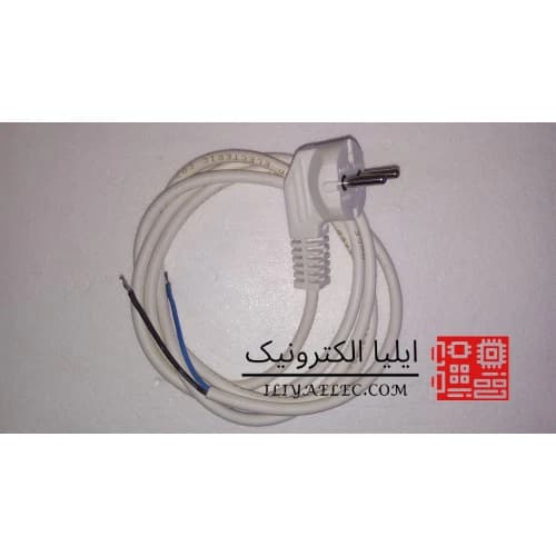 کابل برق دو شاخه چپقی 2در75 استاندارد 180 cm