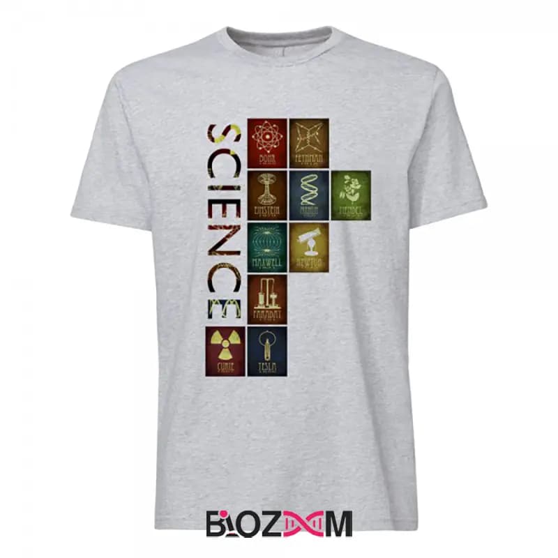تیشرت طرح Science -3 زیست شناسی – کد 135 — تصویر ۸