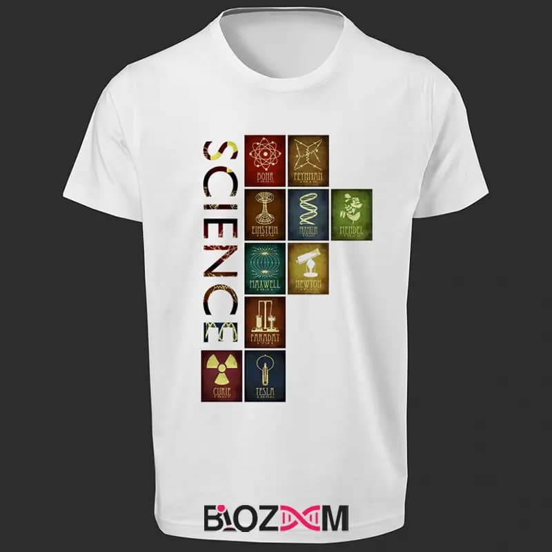 تیشرت طرح Science -3 زیست شناسی – کد 135