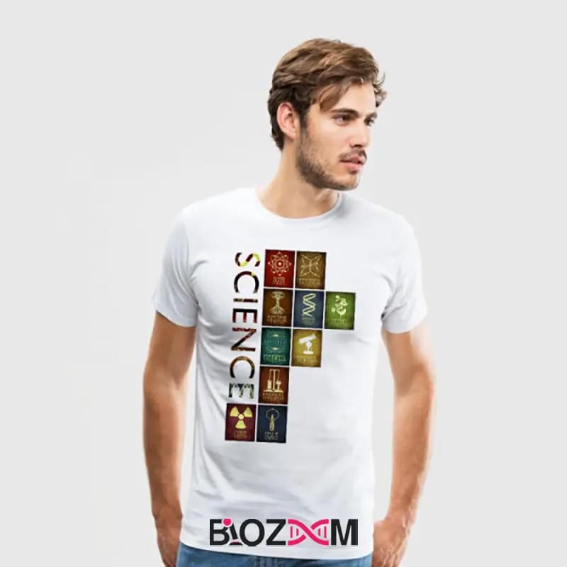تیشرت طرح Science -3 زیست شناسی – کد 135 — تصویر ۳