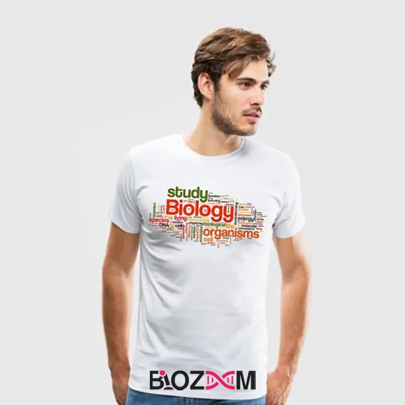 تیشرت طرح Biological Words زیست شناسی – کد 131 — تصویر ۳
