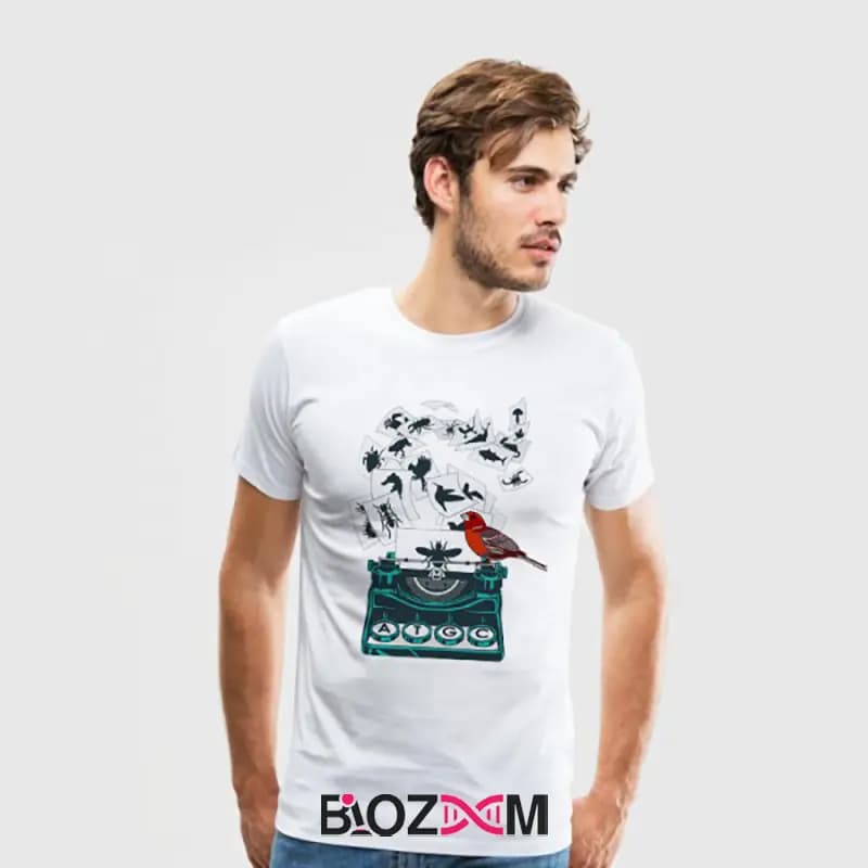 تیشرت طرح ژنتیک و تنوع جانداران زیست شناسی – کد 126 — تصویر ۹