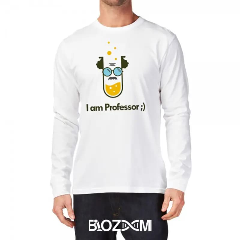 تیشرت طرح I am Professor زیست شناسی – کد 125 — تصویر ۱۰