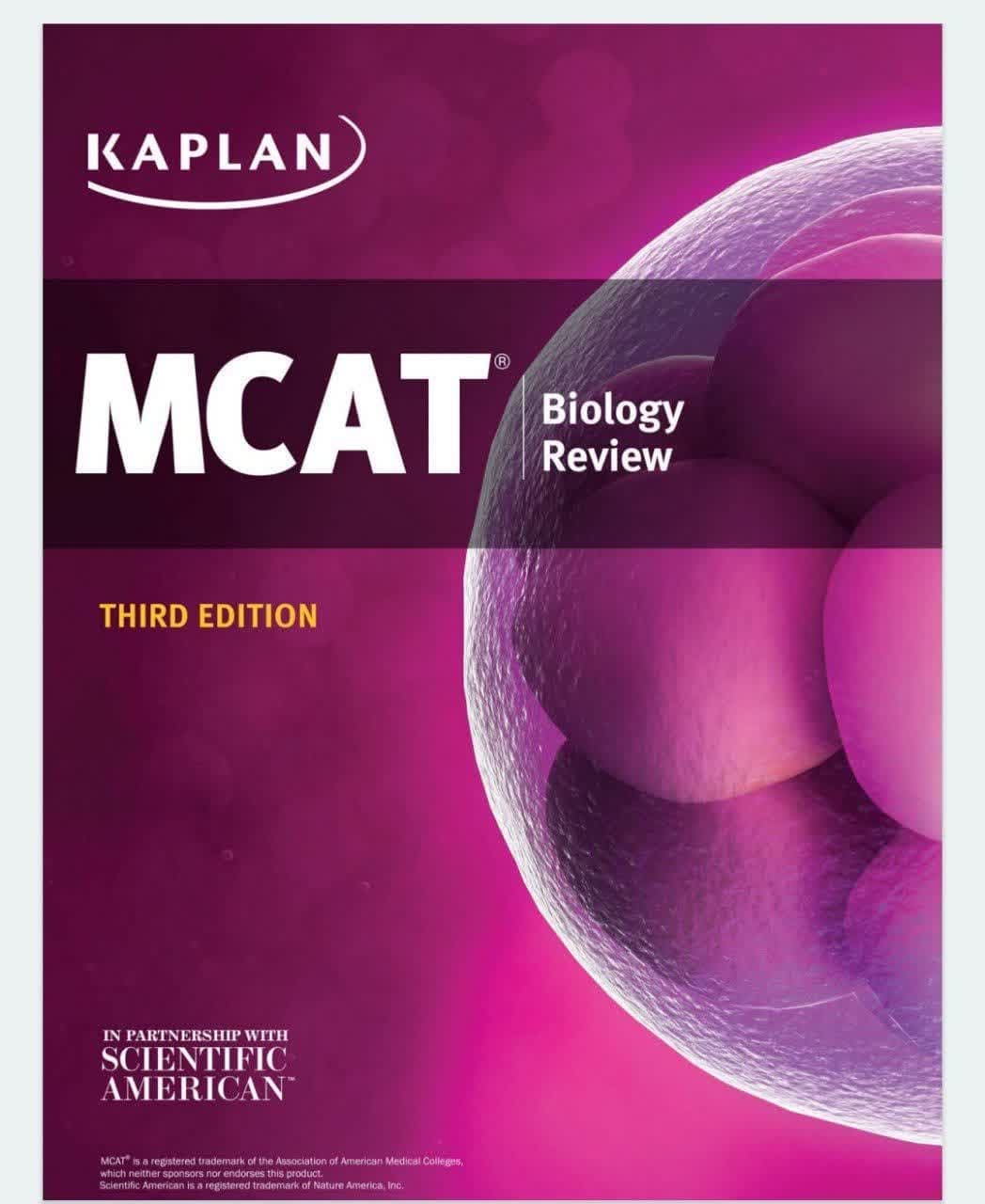 MCAT KAPLAN BIOLOGY REVIEW 3RD EDITION – ویرایش سوم بیولوژی آزمون MCAT کاپلان