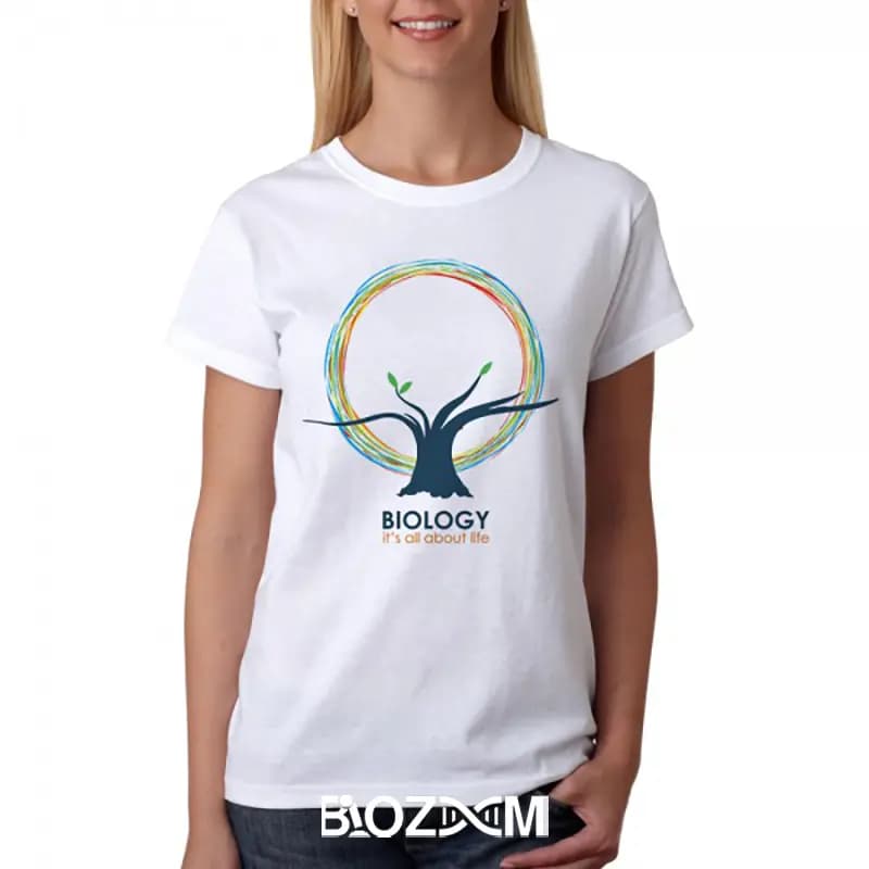 تیشرت طرح Biology, It’s all about Life زیست شناسی – کد 114 — تصویر ۶