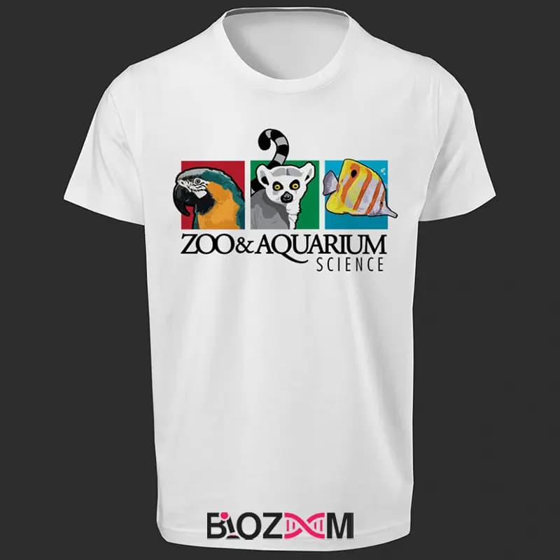 تیشرت طرح Zoo & Aquarium Science زیست شناسی – کد 113 — تصویر ۶