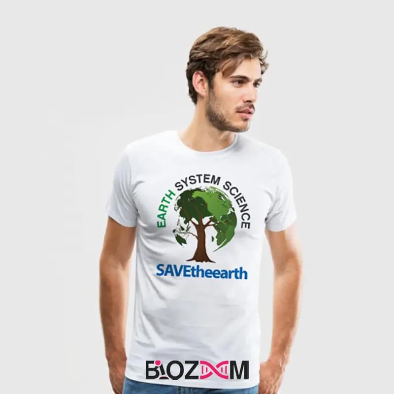 تیشرت طرح Earth System Science زیست شناسی – کد 111 — تصویر ۱۰