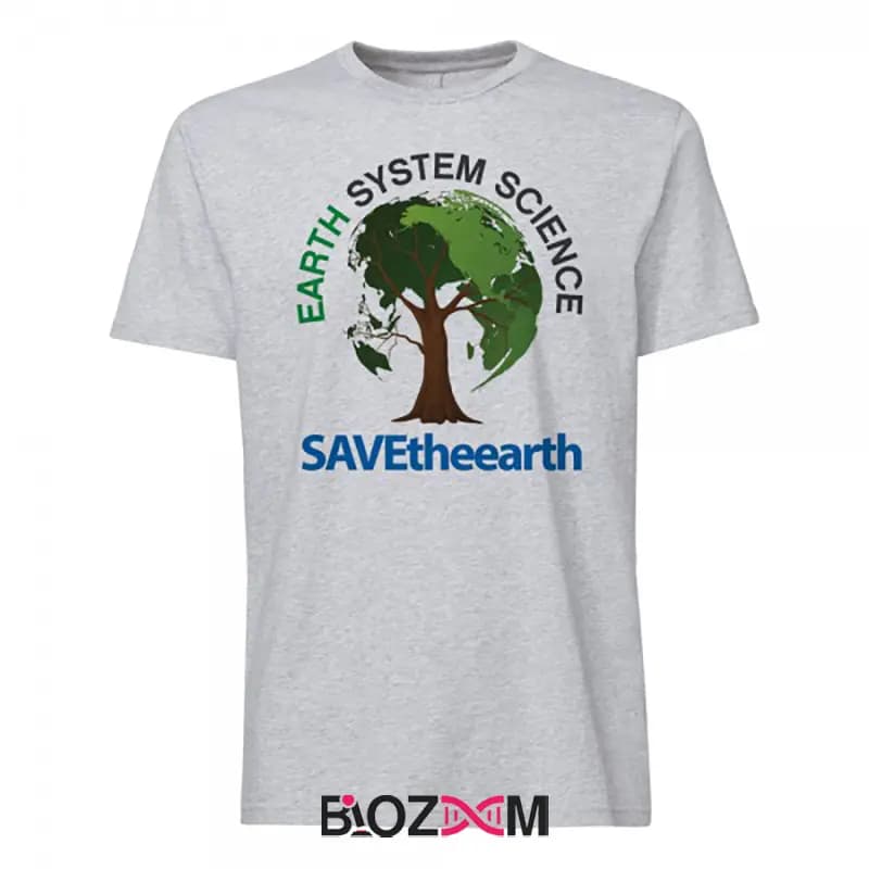 تیشرت طرح Earth System Science زیست شناسی – کد 111 — تصویر ۳