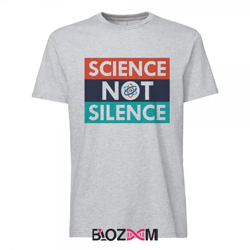 تیشرت طرح Science not Silence زیست شناسی – کد 122 — تصویر ۷