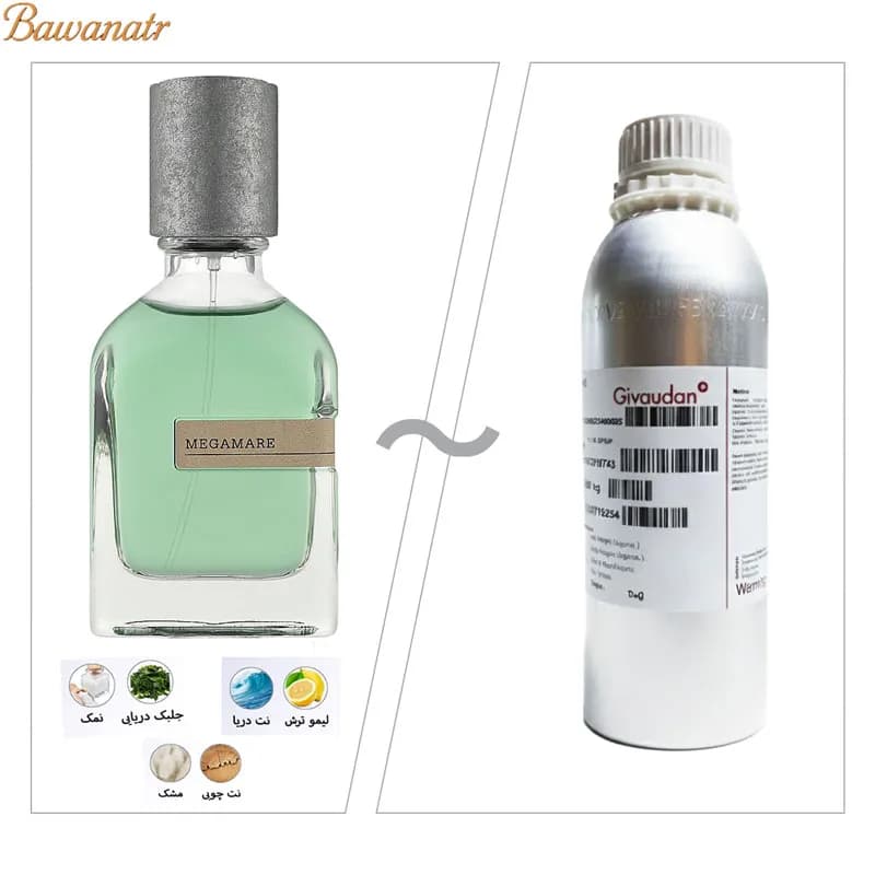 عطر مگاماره جیوادان اورجینال –رایحه‌ای دریایی و خنک — تصویر ۲