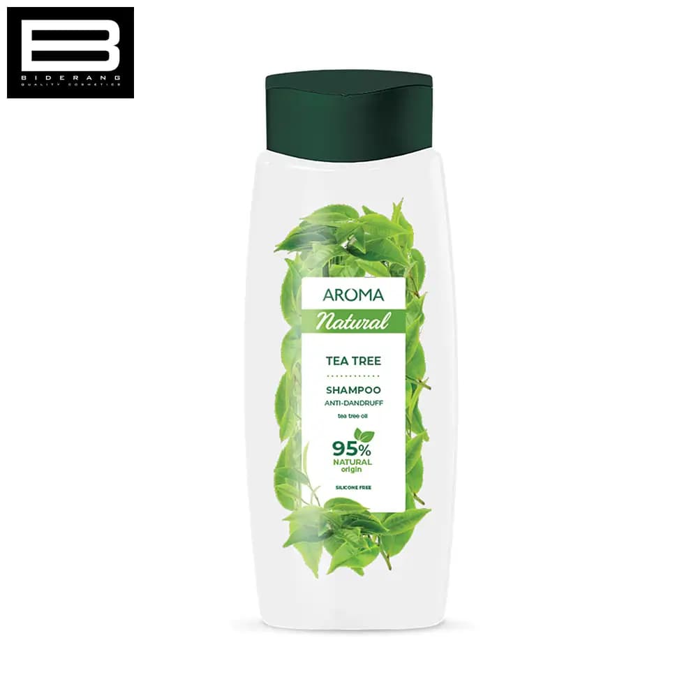 شامپو ضد شوره آروما حاوی عصاره چای سبز حجم 400ml — تصویر ۲