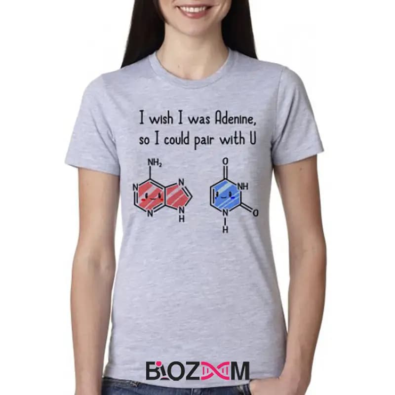 تیشرت طرح I Wish I Was Adenine زیست شناسی – کد 107 — تصویر ۸