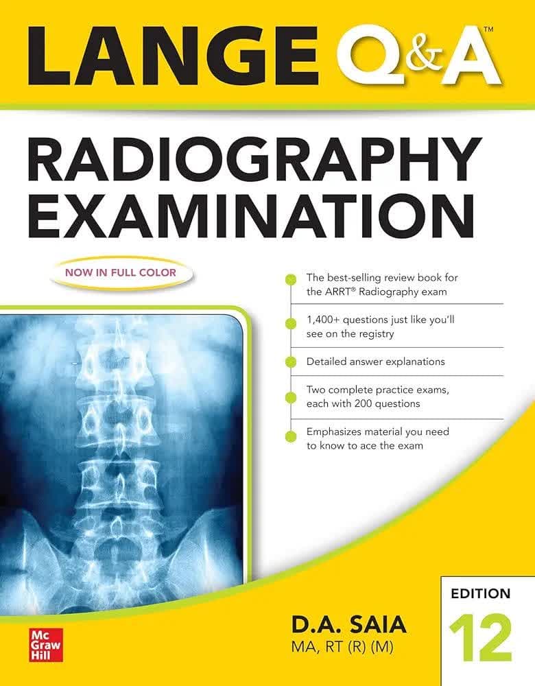 Lange Q & A Radiography Examination 12th Edition – پرسش و پاسخ معاینه رادیوگرافی لانگ ویرایش دوازدهم