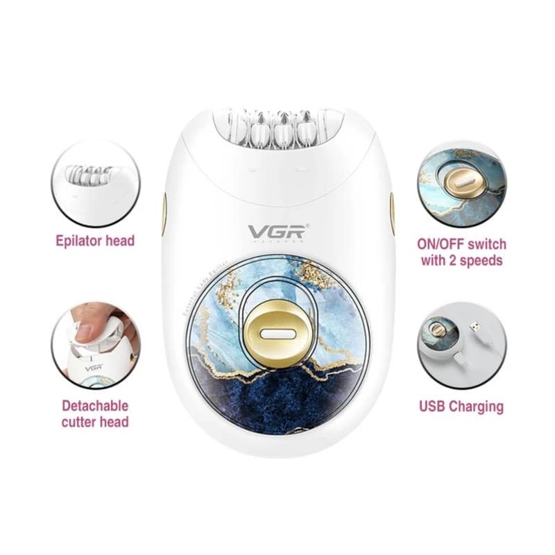 اپیلاتور وی جی ار مدل V-706 اصل — تصویر ۱۰