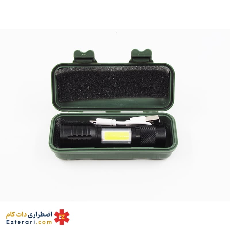 چراغ قوه شارژی پلیسی کوچک برند Ruilang مدل RL-535 جیبی — تصویر ۱۰