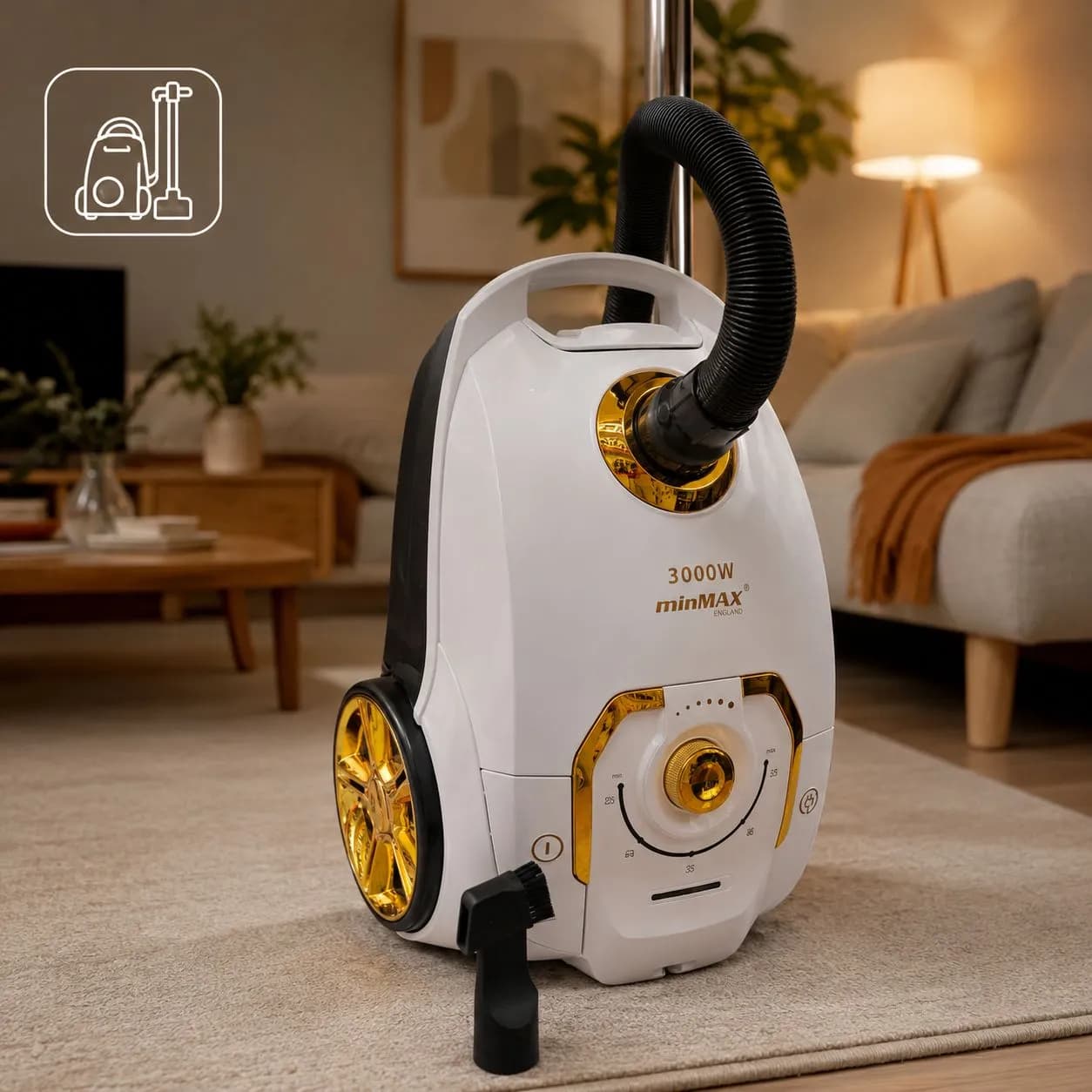 جاروبرقی مینی مکس مدل mv8806