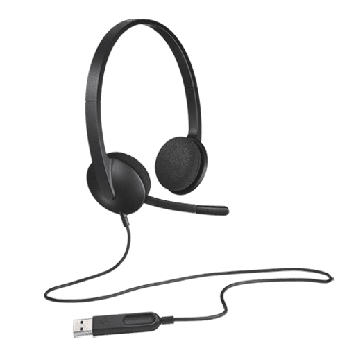 هدست سیمی لاجیتک H340 — تصویر ۳