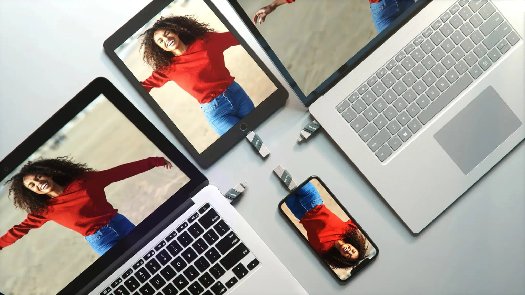فلش 64 گیگ Sandisk مدل ixpand sdix90N USB 3.0 — تصویر ۸