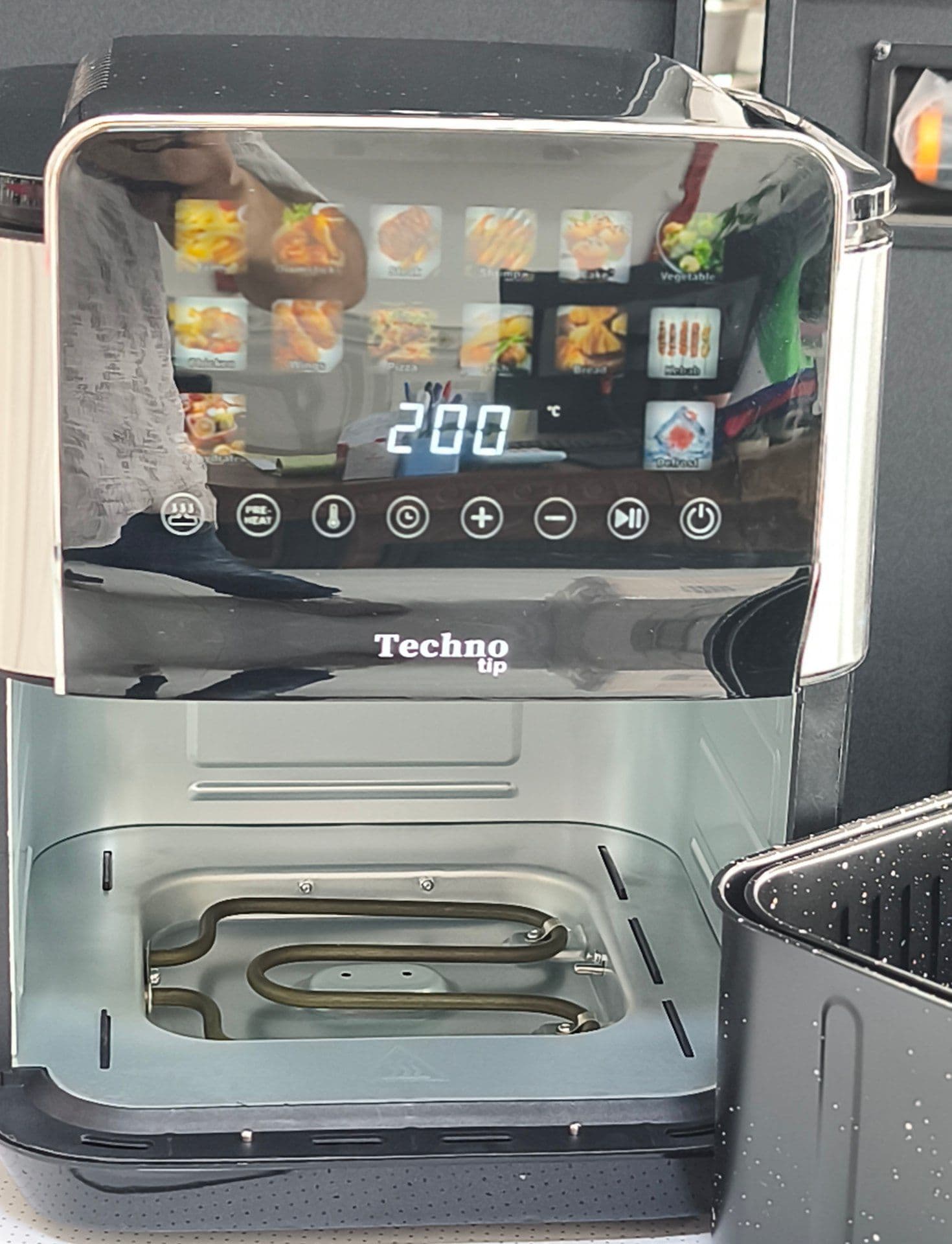 سرخ کن بدون روغن تکنو ایتالیا مدلTP11017 — تصویر ۹