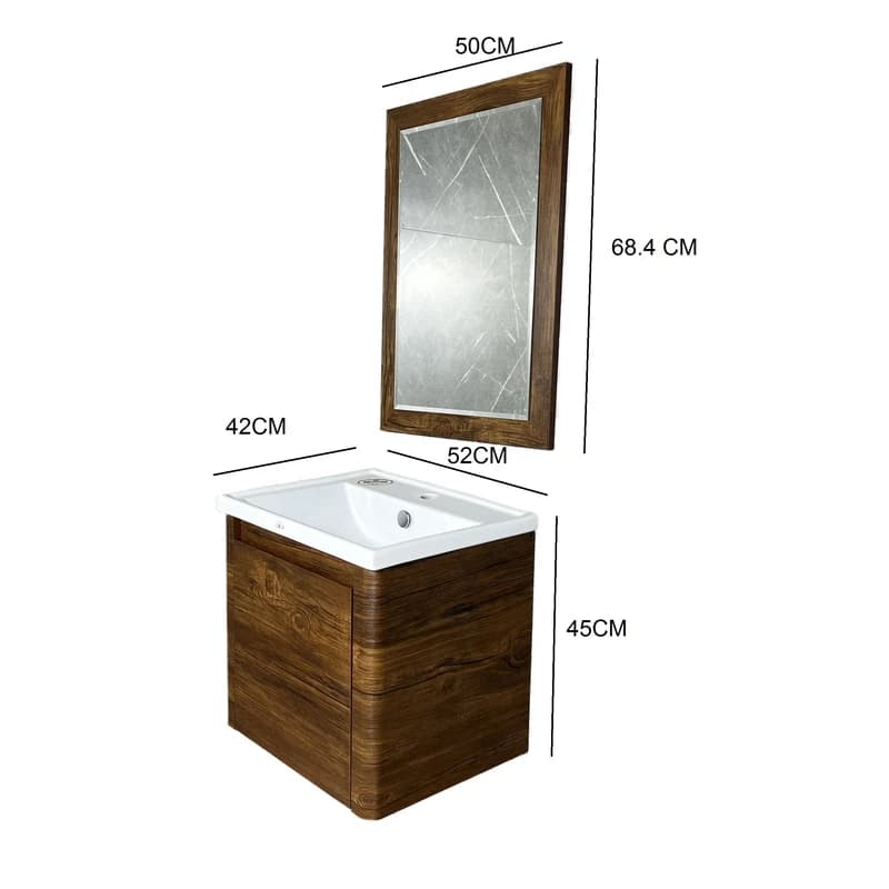 ست کابینت و روشویی سایا کابینت مدل ضد آب کد 97 S به همراه آینه — تصویر ۶