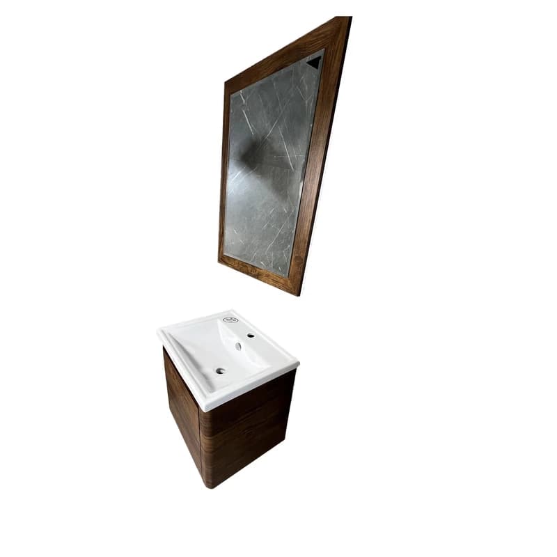 ست کابینت و روشویی سایا کابینت مدل ضد آب کد 97 S به همراه آینه — تصویر ۵