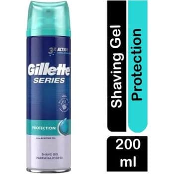 ژل اصلاح ژیلت سری 3x مدل protection حجم 200 میلی لیتر — تصویر ۲