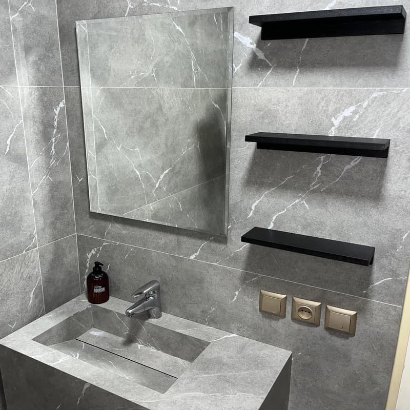 شلف دیواری سایا کابینت مدل ضدآب 40 سانتی کد S99