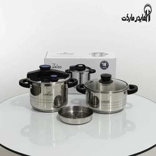 زودپز دوقلو لاریزو مدلLA-1430 — تصویر ۵