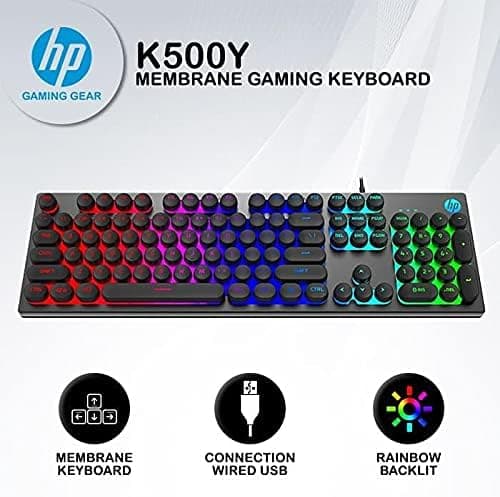 کیبورد گیمینگ HP مدل K500Y — تصویر ۲