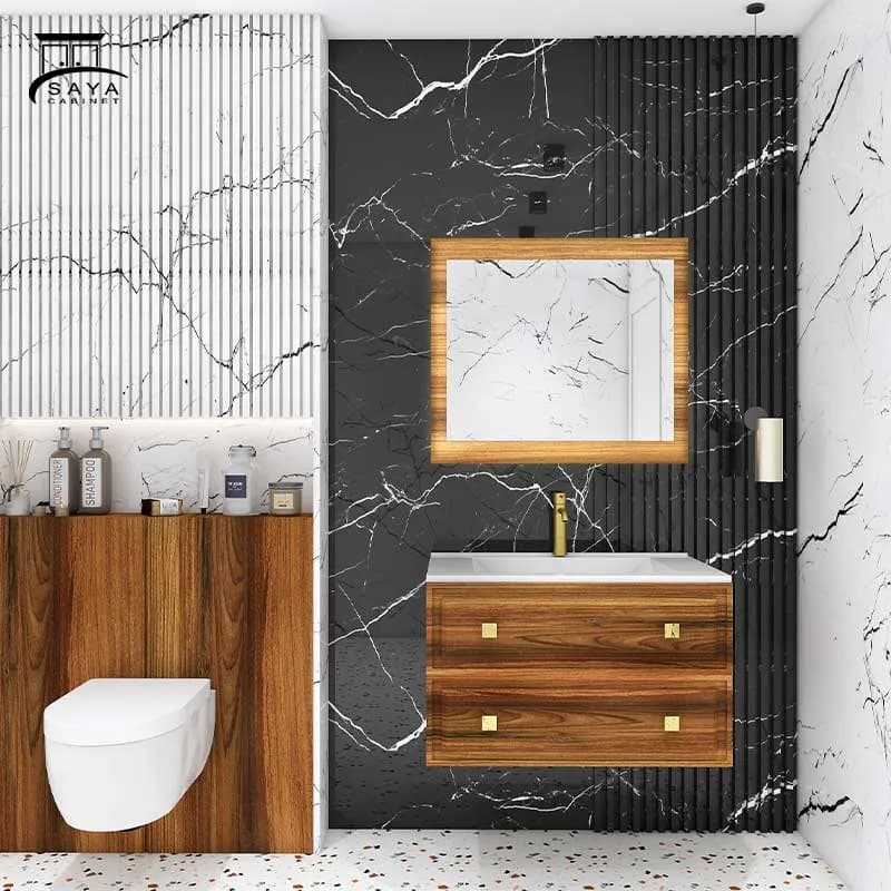 روشویی کابینتی pvc آنجلا کد 29 — تصویر ۵