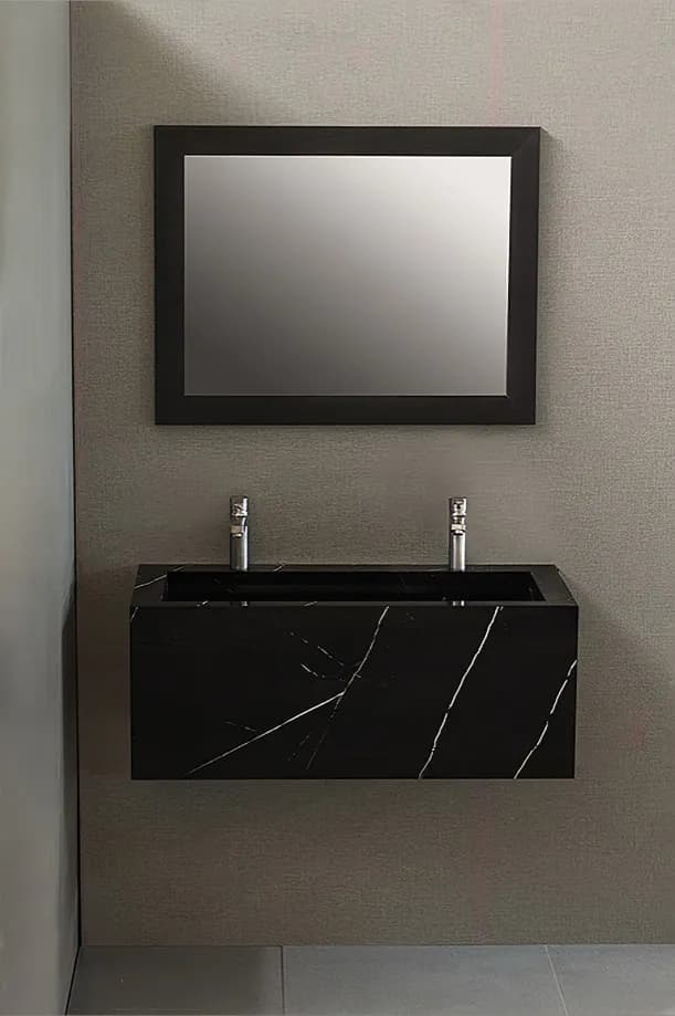 روشویی کابینتی سرامیکی دوبل کد 28 — تصویر ۲
