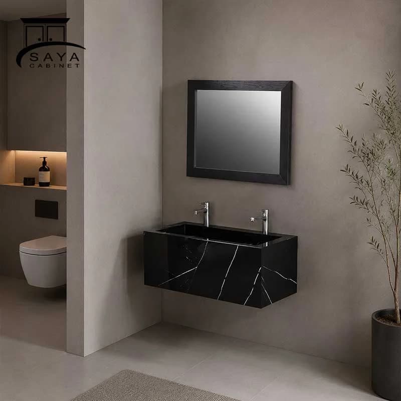 روشویی کابینتی سرامیکی دوبل کد 28