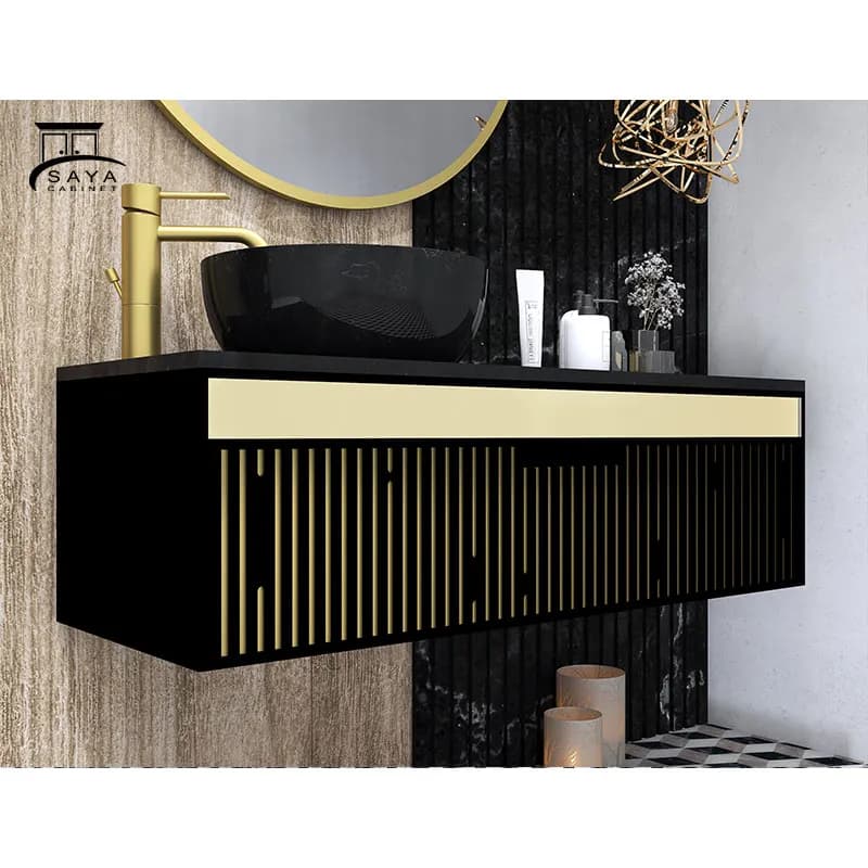 روشویی کابینتی CNC سنگ طبیعی کد 23 — تصویر ۶