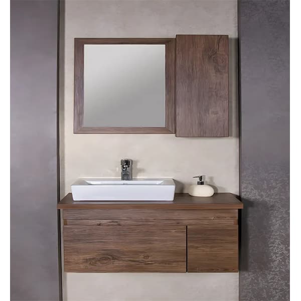 روشویی کابینتی آنتیک طلایی گراویتی کد 61 — تصویر ۵