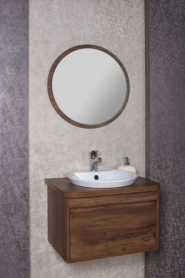 روشویی کابینتی آنتیک طلایی اوربیتال کد 60 — تصویر ۲