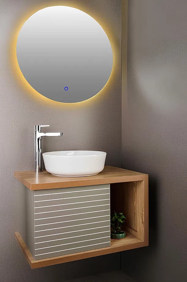 روشویی کابینتی طوسی اقاقیا کد 54 — تصویر ۴