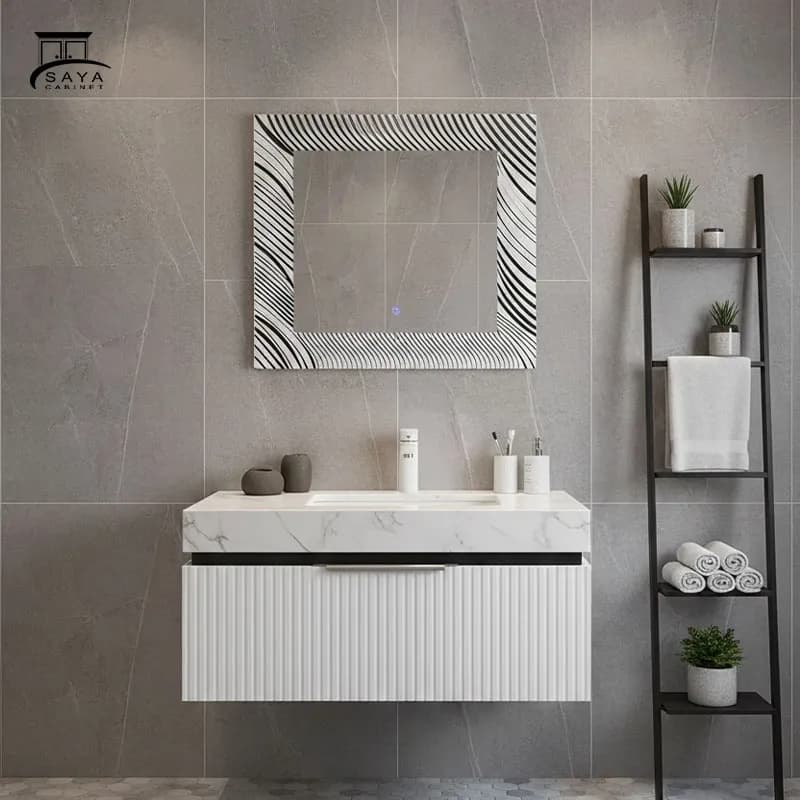 روشویی کابینتی SPA سنگ طبیعی کد 44 — تصویر ۲