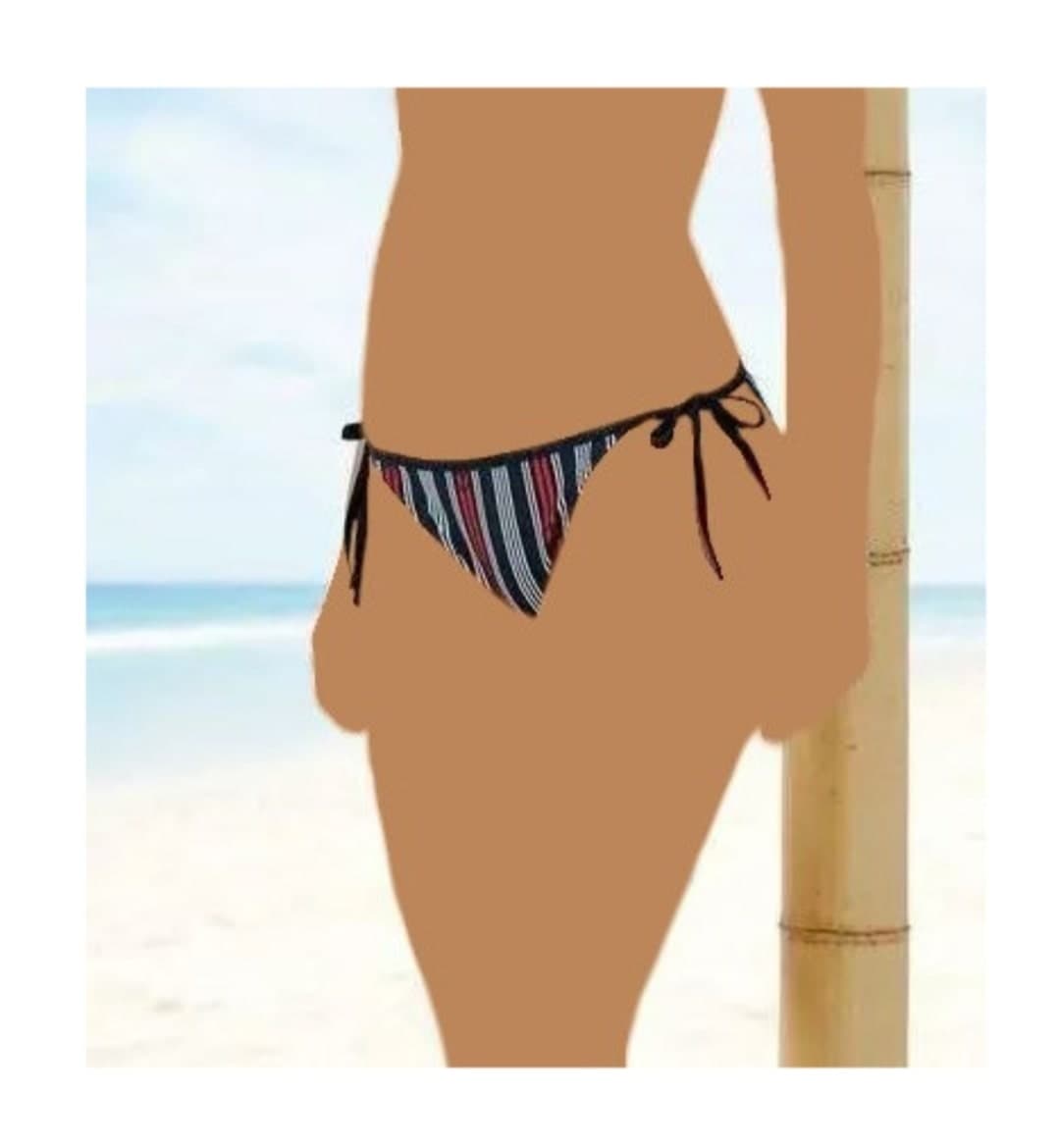 مایو بیکینی سرمه ای راه دار_esmara bikini bottoms — تصویر ۲