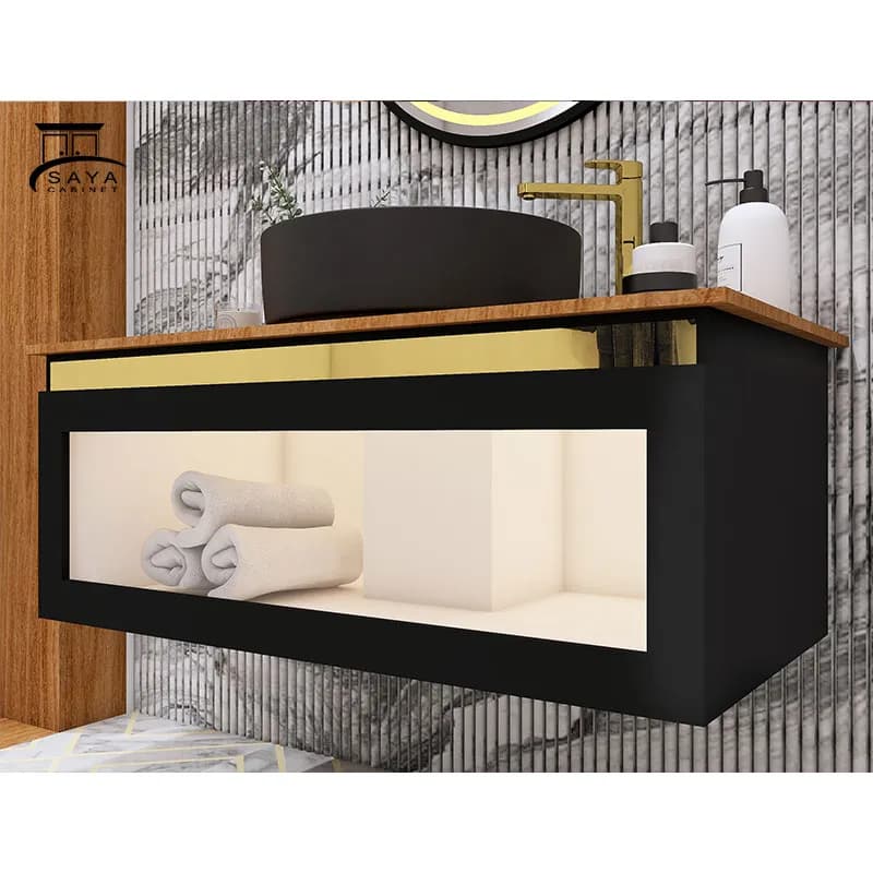 روشویی کابینتی مدرن ترکیبی ترموود کد 36 — تصویر ۷