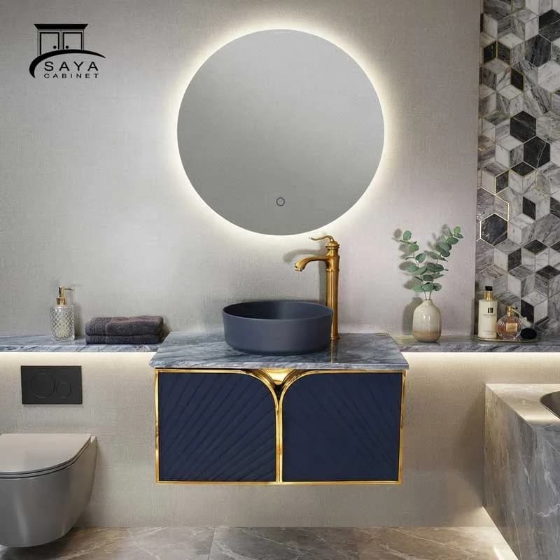 روشویی کابینتی سنگ طبیعی طرح قلب کد 10