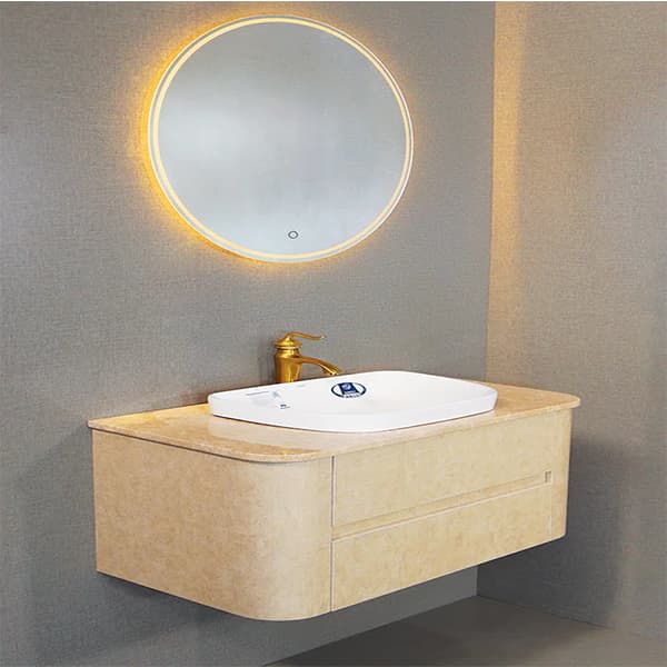 روشویی کابینتی سنگ طبیعی کشودار کد 06 — تصویر ۵