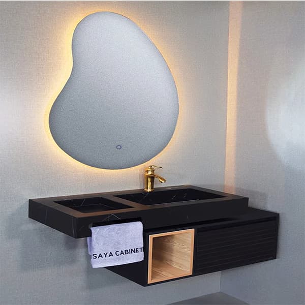 روشویی کابینتی سرامیکی مدرن کد 03 — تصویر ۵