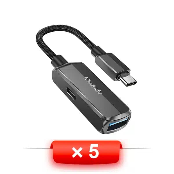 پک 5 عددی مبدل USB-C به USB مک دودو مدل CA-283 — تصویر ۲