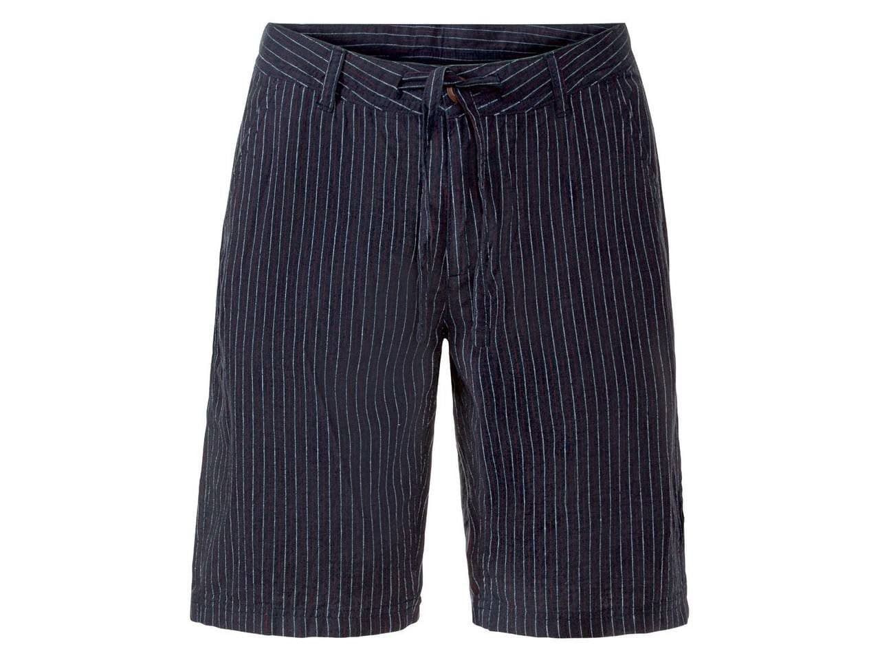 شلوارک لینن راه راه لیورجی- SHORTS LIVERGY — تصویر ۵