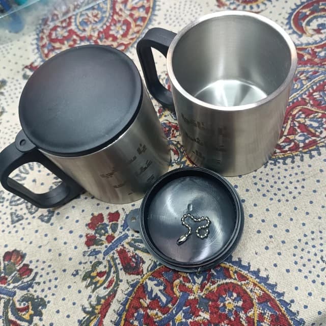 لیوان استیل سفری ضد زنگ (طرح مذهبی) — تصویر ۲