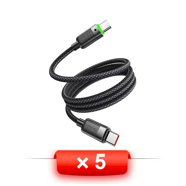 پک 5 عددی کابل مغناطیسی 60W Type-c مک دودو مدل CA-200 — تصویر ۴