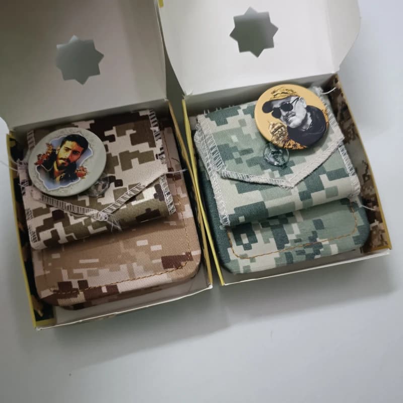 دفترچه سیمی جعبه دار طرح چریکی (باجانماز وپیکسل)