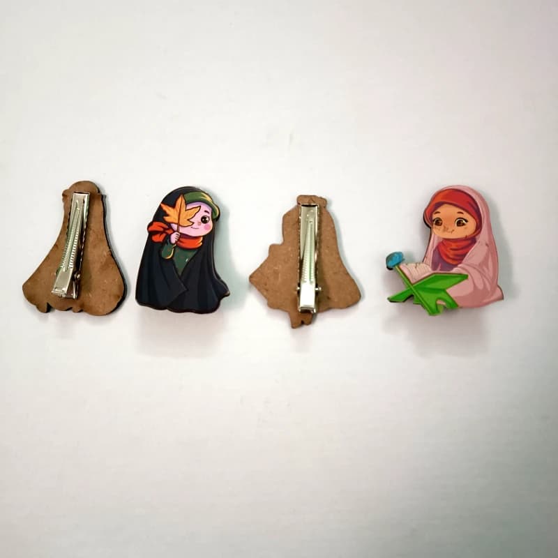 گلسر با طرح حجاب ۱۰ عددی (مخصوص کودکان)