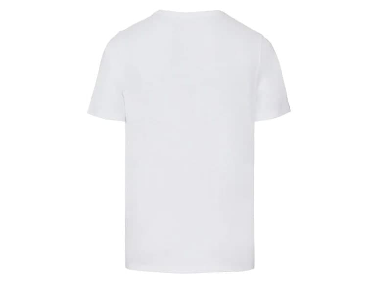 تیشرت سفید طوسی طرحدار مردانه لیورجی -T-SHIRT LIVERGY — تصویر ۱۰